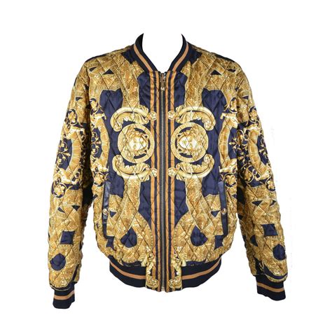 vintage versace bomber jacket|versace bomber jacket women's.